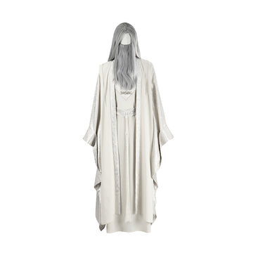 The Lord of the Ring Lotr Saruman Cosplay Costume Outfit The Rings Fellowship With Wig BEcostume